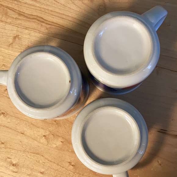 3 Vintage Nancy Lynn Mugs Groovy Plum & Cherry - Picture 6 of 6